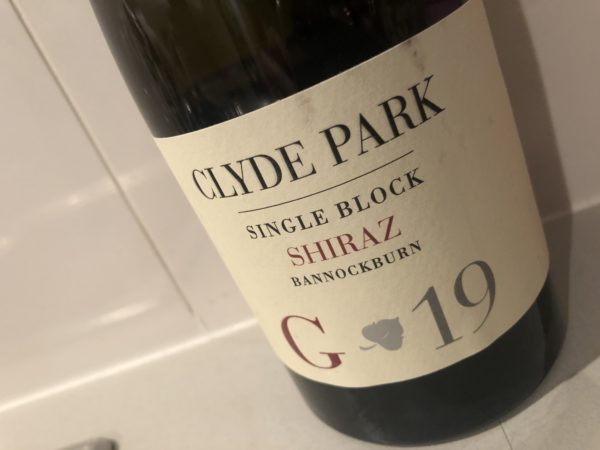 Clyde Park Single Block G-19 Shiraz 2019